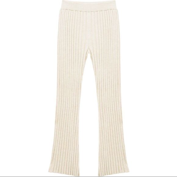 Anine Bing Val Pant in Cream - Picture 2 of 10
